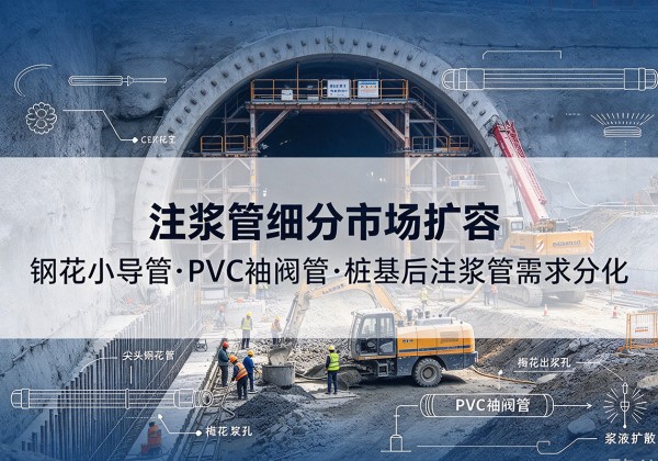 神木注浆管细分市场扩容，隧道钢花小导管、PVC 袖阀管、桩基后注浆管需求分化