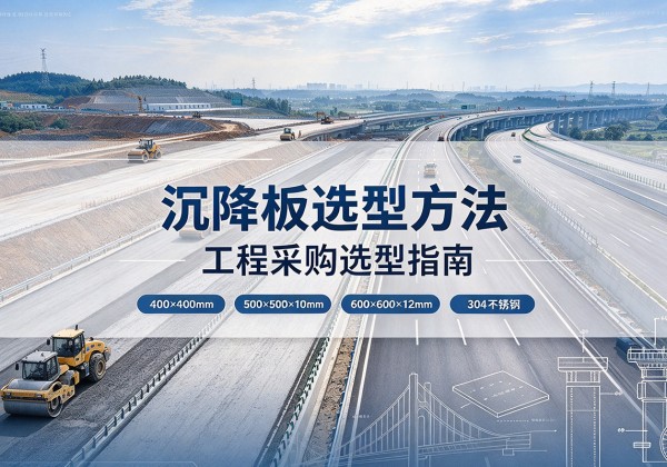 神木沉降板选择方法